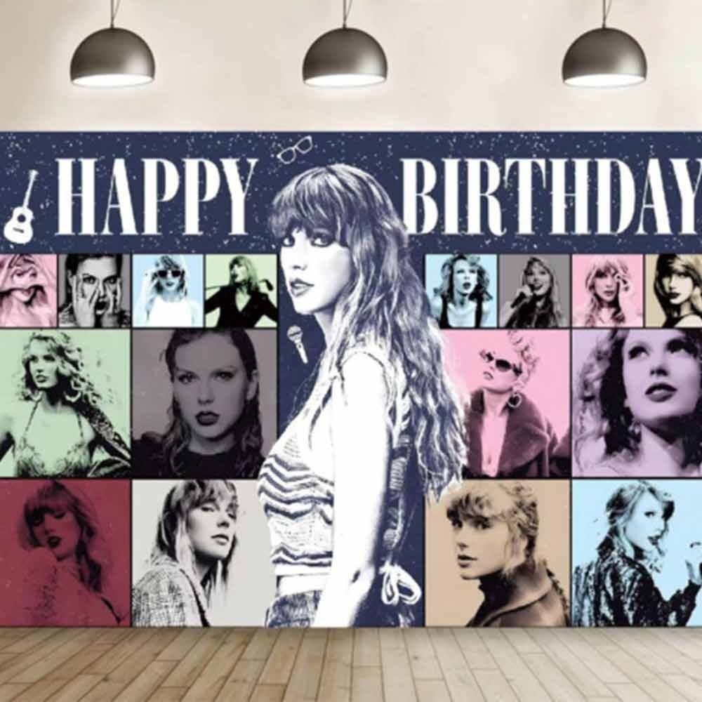 Taylor Swift Backdrop Photo studio Background Party Birthday Banner ...