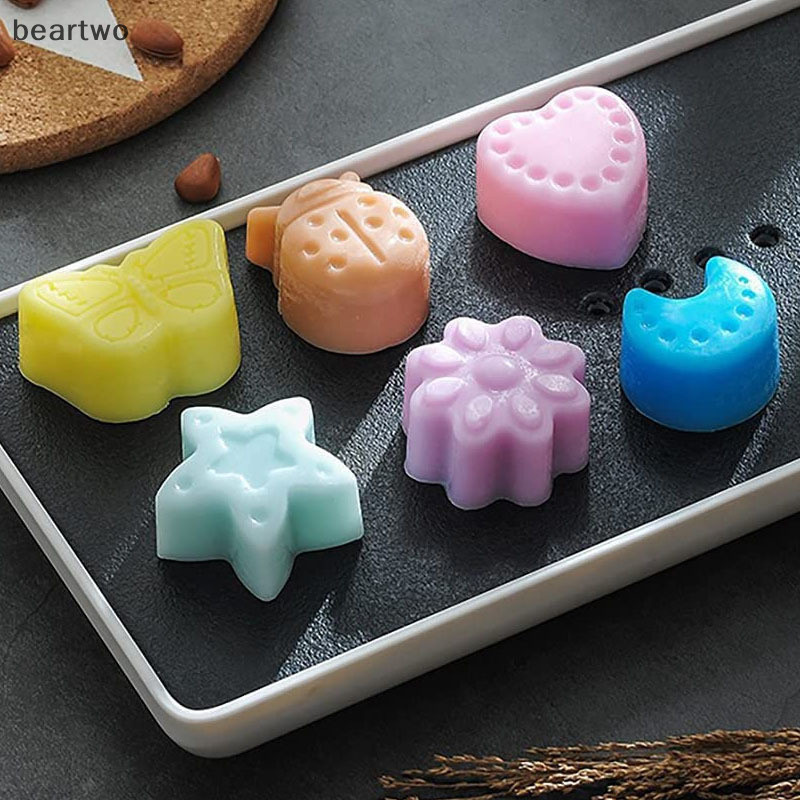 < Beartwo > 3d Hoa Hồng Thạch Pudding Khuôn Fondant Chocolate Khuôn Silicon Trang Trí Bánh Kem Khay Sáp Tan Xà Phòng Đẹp