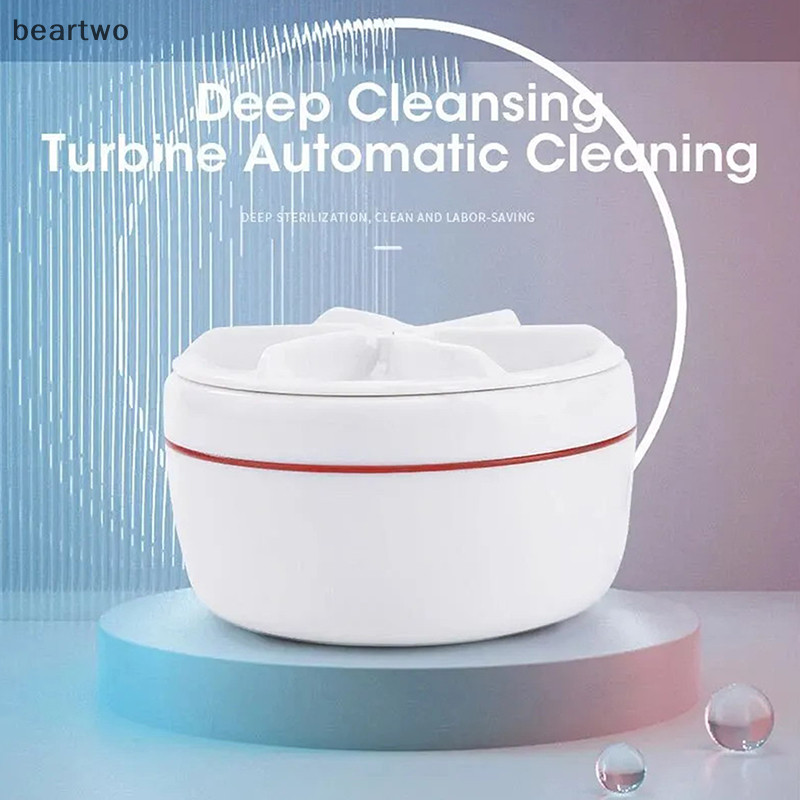 < Beartwo > Máy giặt Turbo siêu âm dành cho du lịch gia đình chạy bằng USB di động để làm sạch tất đẹp