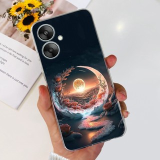 Ốp Chống Sốc Cho Xiaomi Redmi 13R 13C 5G Ốp Lưng Silicon Mềm Trong Suốt Cho Xiaomi Poco M6 5G Ốp Lưng