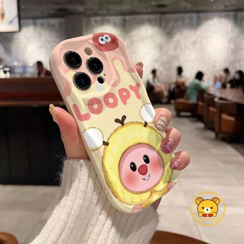 Ốp Điện Thoại Trái Cây Loopy Cho Redmi Note 13 11 Pro 12 12S 11S 4G 13 12 11 Pro Pro + 5G 9 Pro 8 Pro 9s Little Beaver Chuối Xoàiteen Dâu Dễ Thương Ngộ nghĩnh Mềm Chống Rơi Trường Hợp