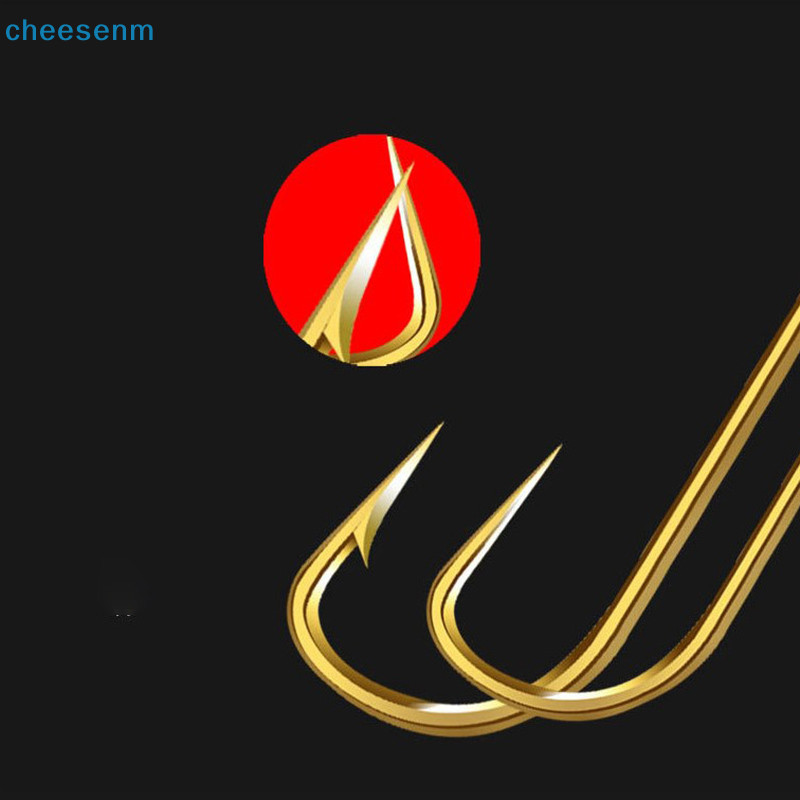 Cheenm 50 Cái / lốc Coag Thép Không Gỉ Thép Không Gỉ Thép Gai Cá Chép Móc Câu Cá Fishhook VN