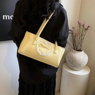 Túi đeo vai đơn giản nơ thời trang Pháp dung tích lớn