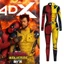 YB1 Deadpool Wolverine phim 3D Slim-fit Áo liền quần cosplay vải hai màu Halloween trang phục dự tiệc BY1
