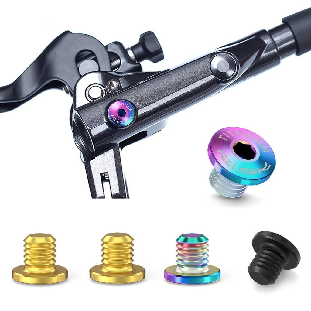Set 2 Ốc Vít Hợp Kim Titan Cho Tay Thắng Xe Đạp
