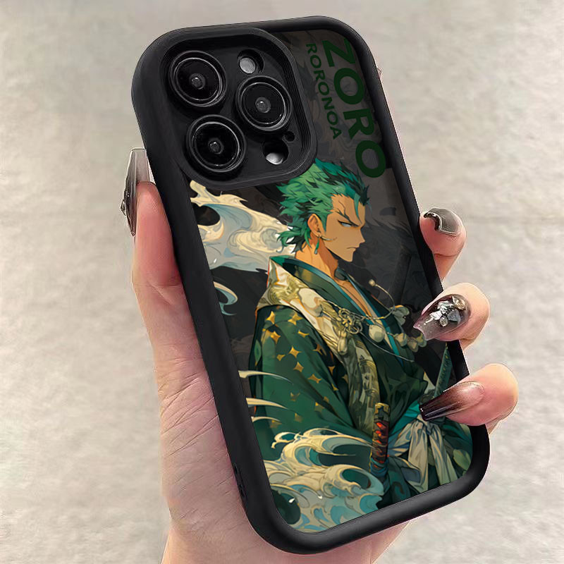 Vỏ Tương Thích Cho Realme C53 C55 C35 Note 50 C67 C51 C15 5i C21Y C11 C25 8 8i 6i 5 7i C25Y C20 5S C20A C17 C33 C30 9i C31 C21 Anime One Piece Cool Zoro Luffy Bìa Mềm