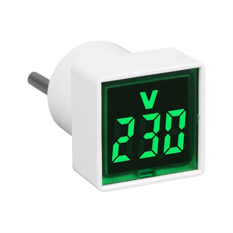 Vôn kế kỹ thuật số hình vuông YOI Điện áp AC220V 230V Thiết bị chỉ ra để sử dụng trong gia đình
