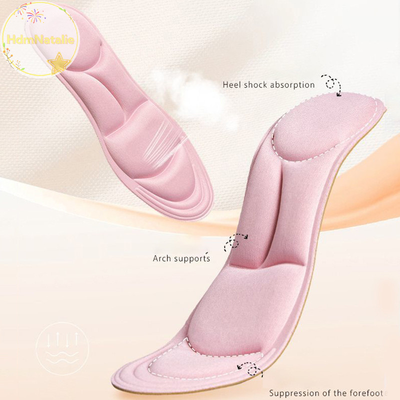 Đế thể thao hdmNatalie, Độ cao, Đệm, Chống mùi, Đứng dài 5d, Không mệt mỏi, Dày, Miếng đệm vòm mềm VN