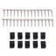 Yoo cho Futaba Bộ thu servo Đầu nối phích cắm cho các thiết bị servo khác nhau Pin Phần cứng bao gồm 10 20 đôi