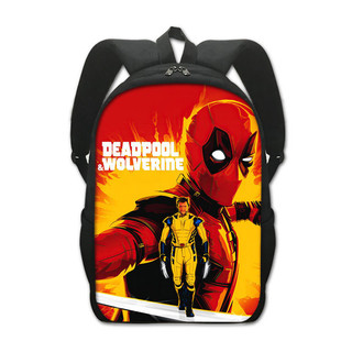 Ba lô Deadpool & Wolverine Học sinh Dung tích lớn Thoáng khí In nhẹ Hoạt hình Anime Túi đi học