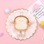 Ví đựng tiền xu nướng bánh mì, Túi đựng tai nghe hoạt hình bánh mì, Túi đựng chìa khóa tiền xu di động nhẹ dễ thương Cô gái