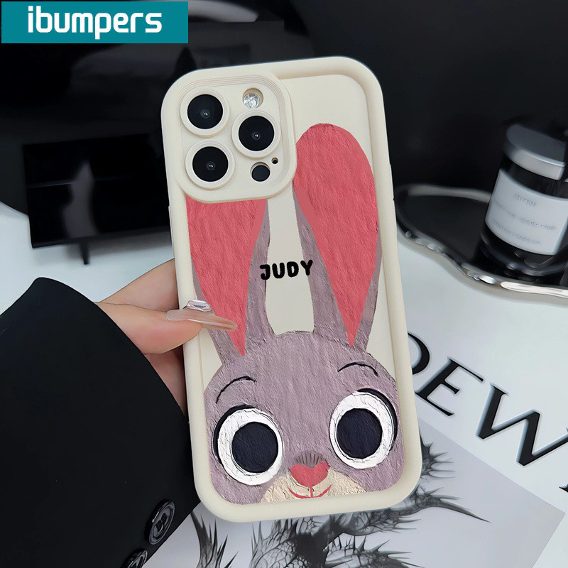 ibumpers Ốp lưng Iphone cute đẹp Nick Judy In hình Anime Couple Ốp điện thoại Dày dặn Chống rơi Silicone Mềm Chống bẩn Chống sốc Cho Iphone 15 14 12 13 11 Pro Max IP 7 8 Plus Iphon X XS XR Xs Max