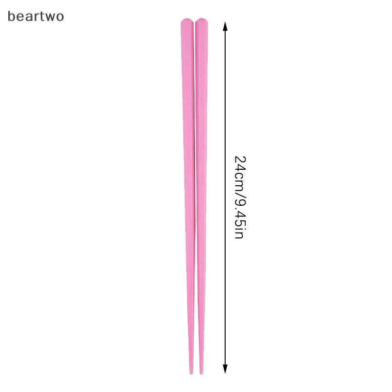 < Beartwo > Đũa hợp kim lục giác, Đũa chống trượt, Đũa màu hỗn hợp tối giản cho bàn ăn tối, Tiện ích nhà bếp đẹp