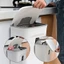 Thùng Rác Gắn Tường Cỡ Lớn Có Nắp Lật Tiện Dụng Cho Nhà Bếp / toilet