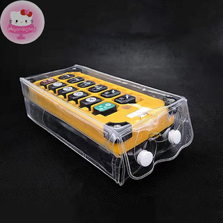 Moonlights PVC Vỏ Bảo Vệ Túi Bụi Cho -E1B F23 Công Nghiệp Không Dây Điều Khiển Từ Xa Chống Bụi Vỏ Bảo Vệ Trong Suốt EN