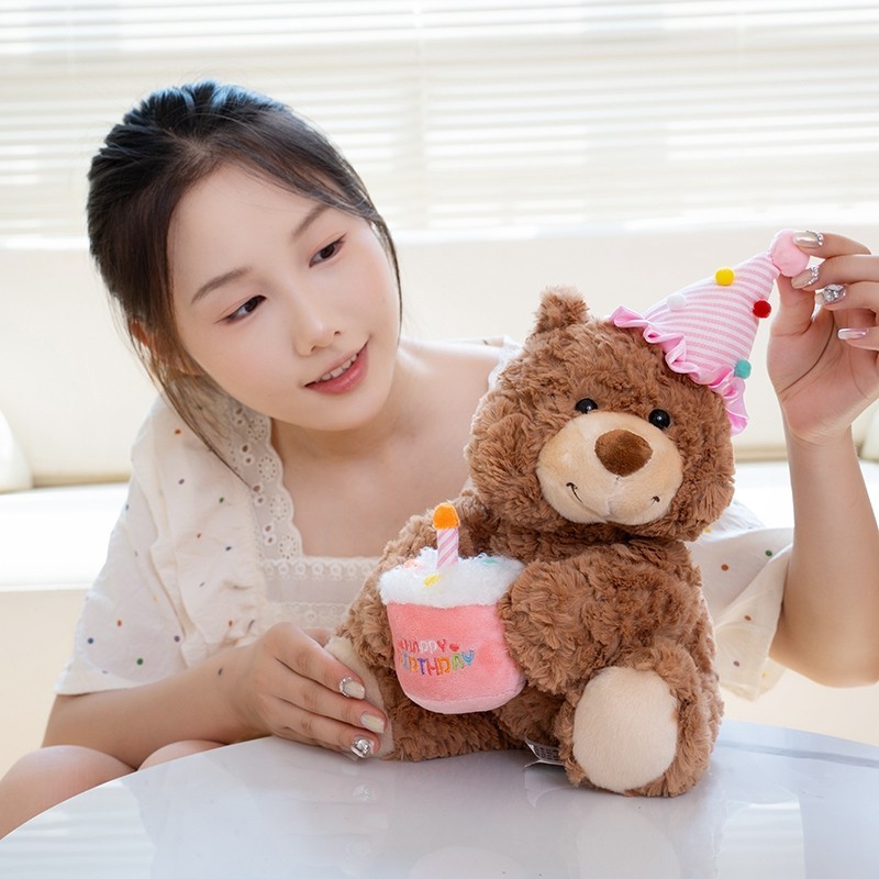 Sinh Nhật Dễ Thương Gấu Bông Sang Trọng Búp Bê Kawaii Gấu Bông Đồ Chơi Sang Trọng Mềm Hoạt Hình Gấu Đồ Chơi Nhồi Bông Cho Bé Làm Dịu Búp Bê Sáng Tạo Trang Trí Nhà Trẻ Em Quà Tặng Sinh Nhật Bạn Gái Quà Tặng Giáng Sinh