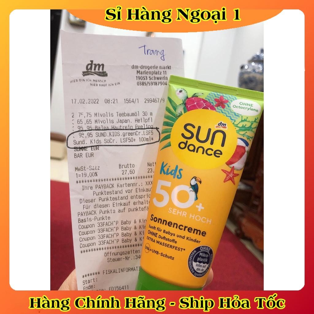 Bộ Kem chống nắng Sundance, Cien kids cho bé của Đức - Date mới đủ bill