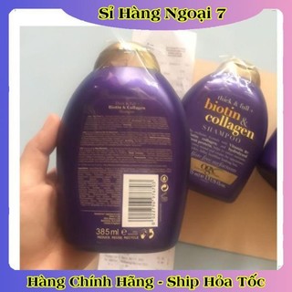 [auth] Dầu gội và xả chống rụng tóc Biotin & Collagen Đức- 385ml Đủ Bill [Hot] .