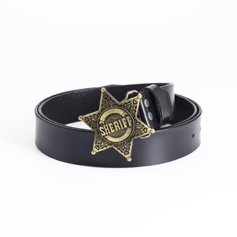 Thắt Lưng Da Nam Phong Cách Cao Bồi_Wear Resistant Adult Waist Belts