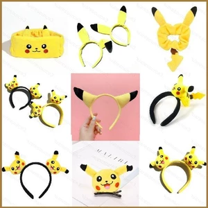 Sq3 Pokémon Thám Tử Pikachu Mũ Đội Đầu Mũ Trẻ Em Băng Đô Quấn Tóc Phụ Kiện Tóc Sinh Nhật Trang Trí Tiệc Pho
