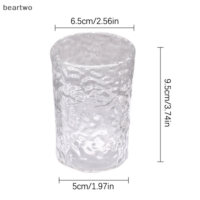 < Beartwo > Cốc đựng bàn chải đánh răng nước súc miệng bằng nhựa có tay cầm tại nhà Phòng tắm Tumblers Cốc di động Giá đỡ bàn chải đánh răng trong suốt Đẹp