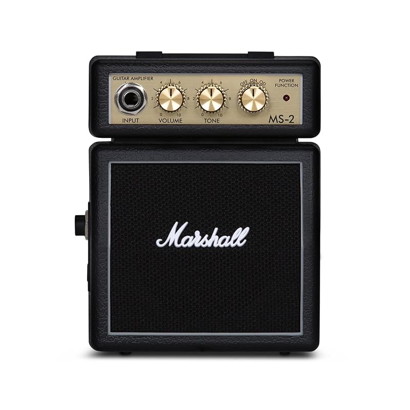 Marshall Mini Amp Classic Style MS-2C Battery/Adapter Dual Compatible ...