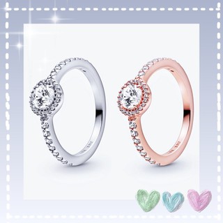 Hàng giao ngay Nhẫn bạc 925 mạ vàng hồng 14K phong cách cổ điển dành cho nữ