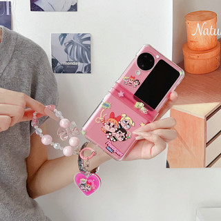 Ốp điện thoại gấp cho Oppo Find N2 N3 Flip Cute Crying Little Girl Pearl Bracelet Vỏ điện thoại TPU cứng