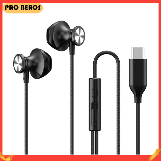 Tai nghe PRRR USB C Tai nghe có dây có micrô & Tai nghe nhét tai loại C ...