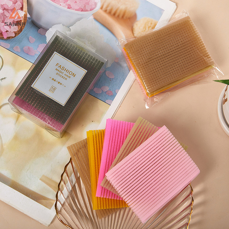 [Sajenh] 10 Cái Tiểu Thuyết Cạnh Tóc Trước Thời Trang Ổn Định Trang Điểm Miếng Dán Pastel Clip Nổ Băng Biên Giới Bé Gái Quà Tặng Mới