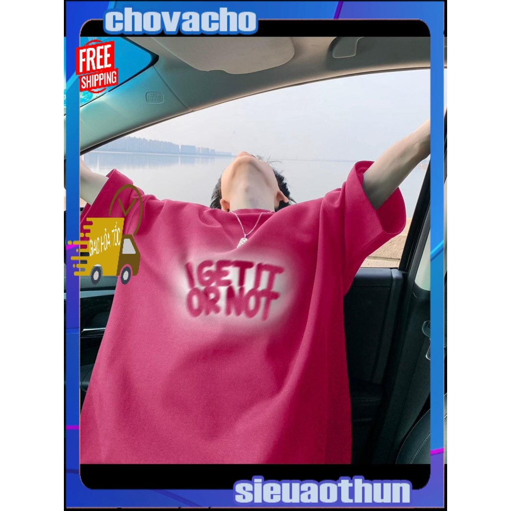 Áo thun Stee Cổ tròn SPAINT I GET IT OR NOT Localbrand ICVCVNI Unisex