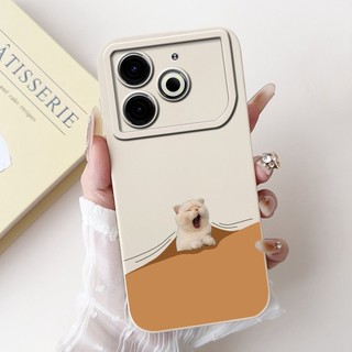Tecno Pova 6 Neo 2024 Vỏ bảo vệ ống kính phong cách vui nhộn dễ thương Pova6 Neo Vỏ điện thoại Silicon mềm