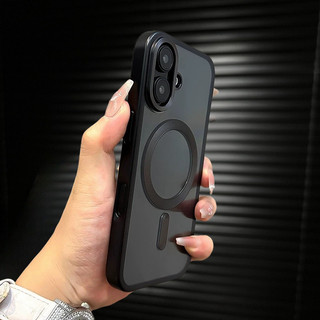 Mới 16 Pro Max Matte Titanium Grey Mạ Điện Từ Dành Cho iPhone 15 14 13 12 11 Pro Max 14Plus 15Plus 16Plus Ốp Mềm Siêu Mỏng