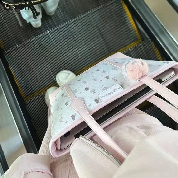 Túi Tote In Hình Phong Cách Mới Dung Tích Lớn Lớp Đi Lại Một Vai Túi Nách Nữ