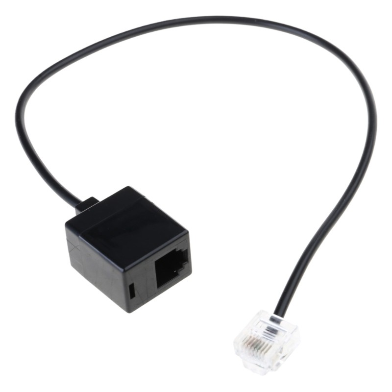 Ở lại RJ45 sang RJ11 Bộ Chuyển Đổi Đầu Nối Cáp Ethernet Sang Dây Điện Thoại Đầu Nối RJ45 8P8C Nam Sang RJ11 6P6C Nữ