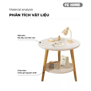 BÀN TRÀ TRANG TRÍ BUNA, SOFA, 2 MẶT, 3 CH N GỖ CHẮC CHẮN, bằng gỗ ván ép, kích thước 30x40cm