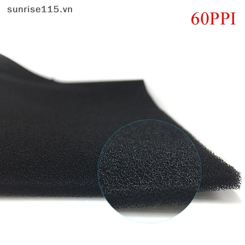 Srvn Diy 500 * 400 * 3mm / 5mm máy tính lưới xốp PC vỏ quạt làm mát bụi 60PPI.