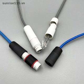 Srvn 1 Đầu nối Docking RJ45 Mạng Ethernet Đầu nối IP67 chống nước thẳng Bộ mở rộng cáp mạng băng thông rộng ngoài trời.