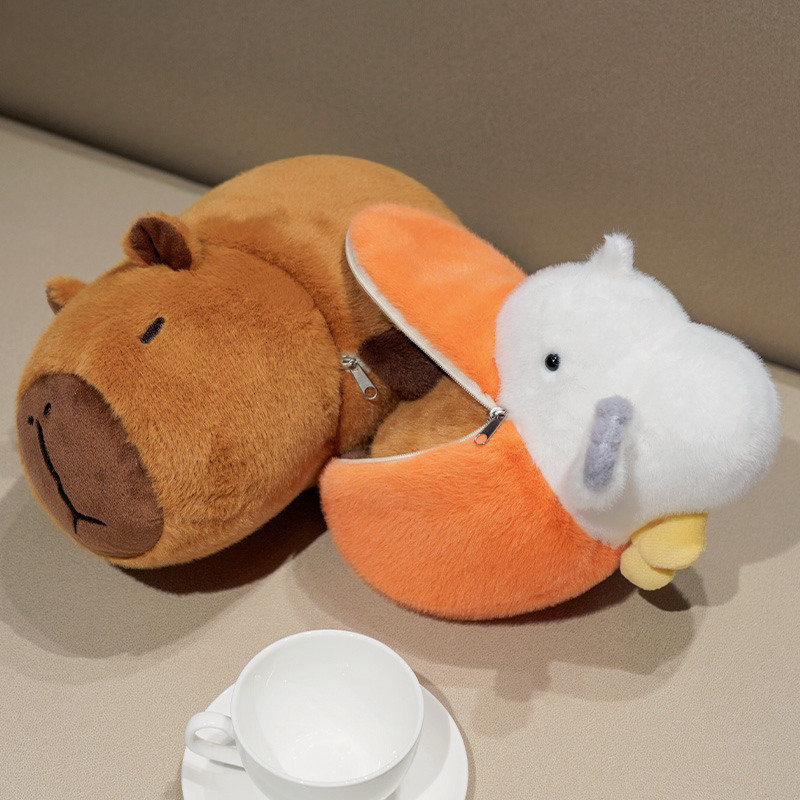 Dễ Thương Capybara Flip Transform Đồ Chơi Sang Trọng Capybara Pelican Cá Sấu Ong 2 Trong 1 Vui Nhộn Capybara Đồ Chơi Gấu Bông Sang Trọng Gối Phòng Ngủ Trang Trí Nhà Đồ Chơi Trẻ Em Quà Tặng Sinh Nhật Quà Tặng Giáng Sinh