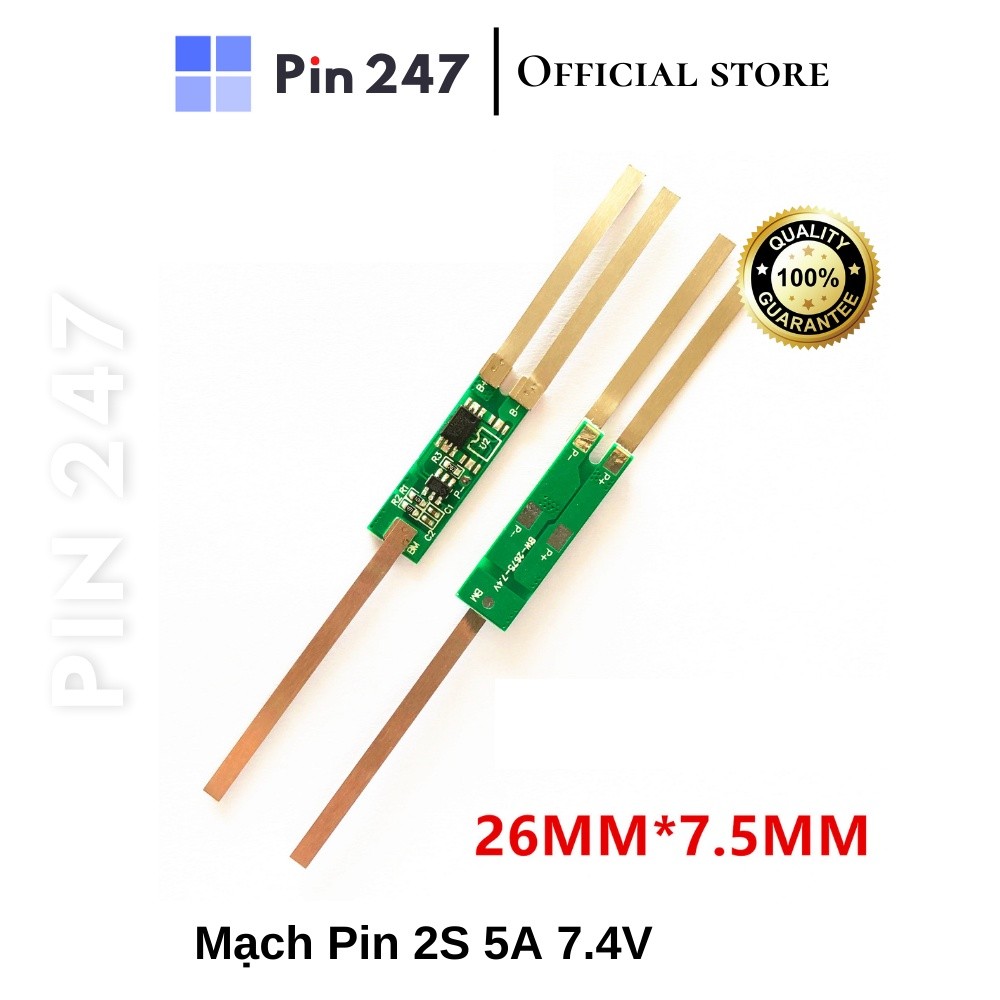 5 Modules De Protection BMS Pour Batterie Li-ion 2S 5A – 7,4V / 8,4V Pour 18650