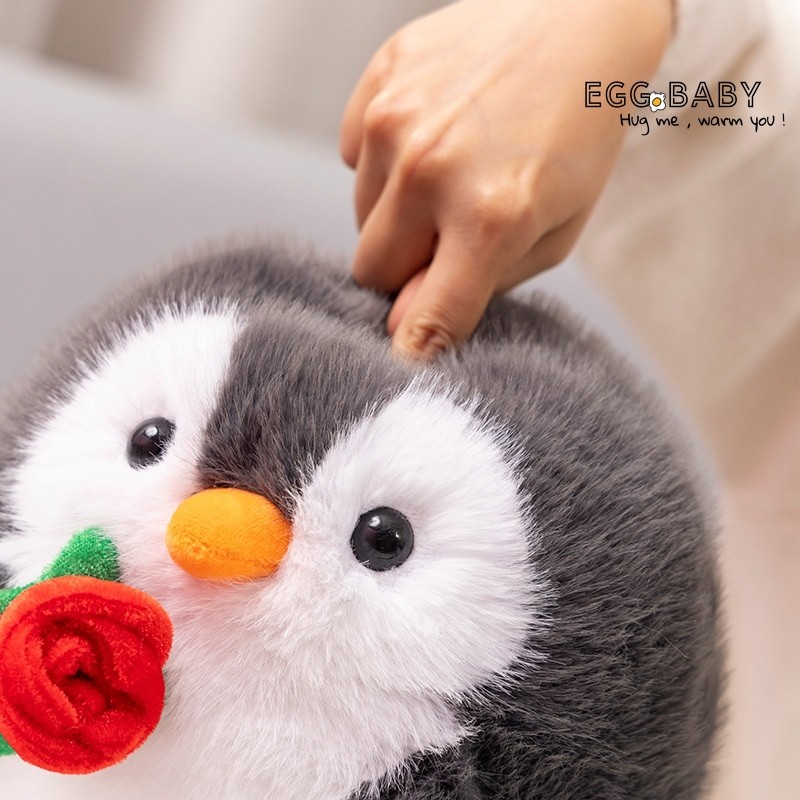 Hoa Hồng Chim Cánh Cụt Sang Trọng Đồ Chơi Búp Bê Chim Cánh Cụt Sang Trọng Quà Tặng Cho Bạn Bè Quà Tặng Sinh Nhật Trang Trí Ngày Lễ