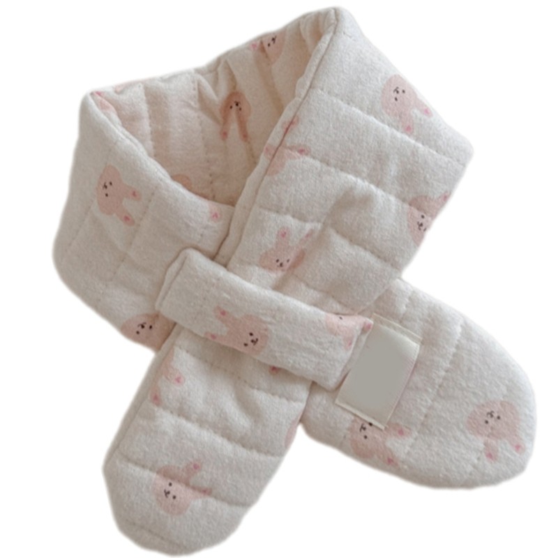 Dasbsug Unisex Trẻ Em Cổ Khăn Cotton Ấm Cổ Thoải Mái Dài Giảm Thanh Cho Bé Trai Bé Gái
