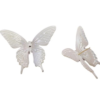 Phụ kiện bướm đuôi én 3D acrylic mạ AB, bông tai DIY, đồ trang trí treo xe, vật liệu dây điện thoại bán buôn