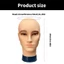 Exhila Nam Manikin Tóc Giả Đầu Bald Mannequin Đầu Tóc Giả Làm Kính Hiển Thị Mô Hình