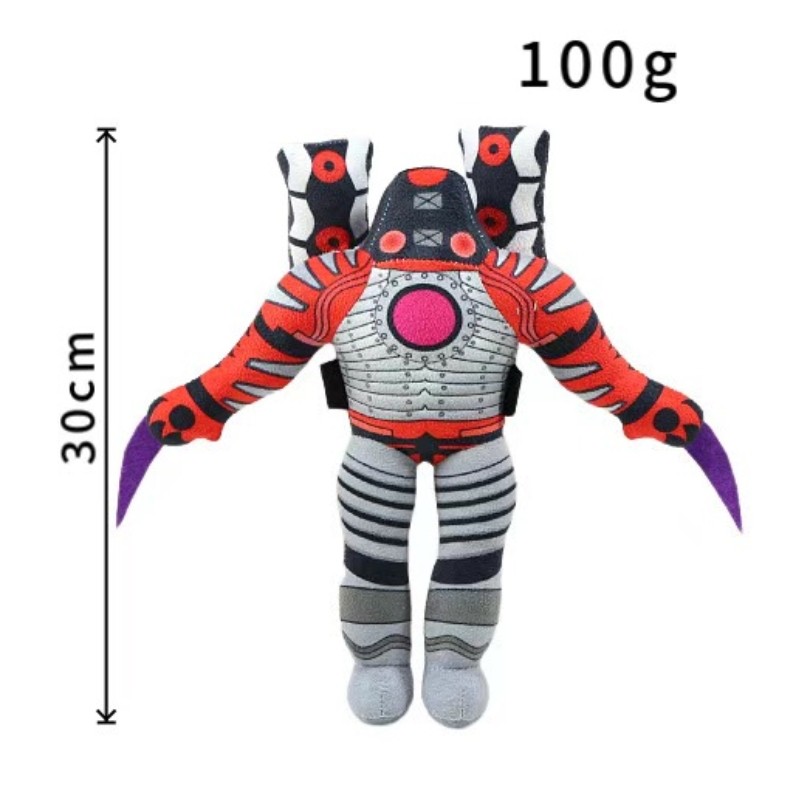 Rytanda Skibidi Titan Đồng Hồ TV Người Đồ Chơi Sang Trọng Búp Bê cho Trẻ Em, Quà Tặng Sinh Nhật/Halloween/Giáng Sinh COD