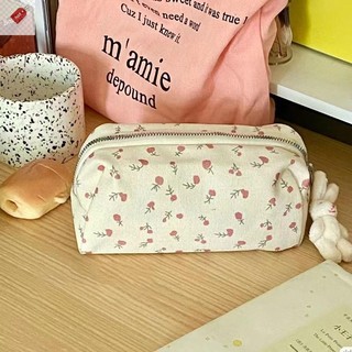 Alik Hoạt Hình Hoa Pring Bút Túi Dành Cho Nữ Grils Dung Tích Lớn Văn Phòng Phẩm Túi Đựng Bút Chì al Văn Phòng Phẩm Tổ Chức VN