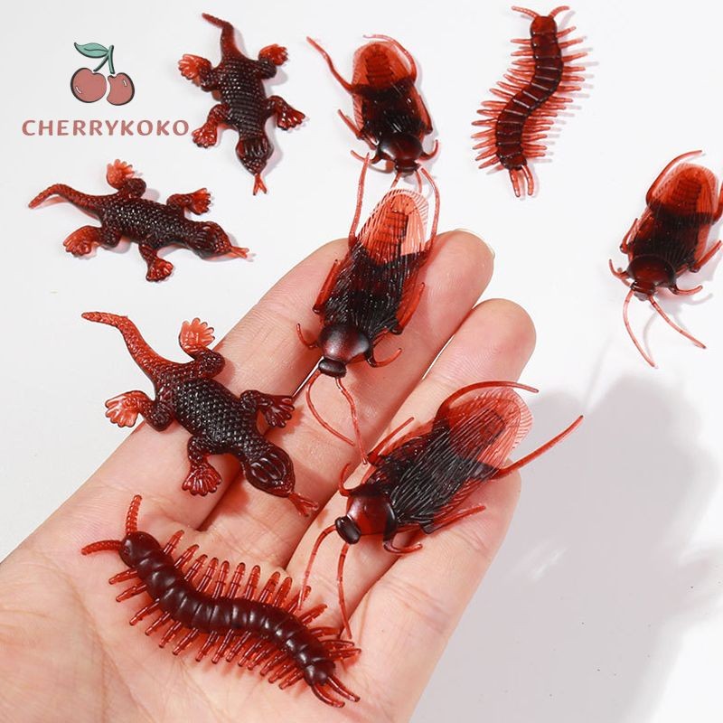 💞Cherry💞 [ Rẻ Vô Địch ] Côn Trùng Giả ⚡ HÀNG ĐẸP ⚡ Gián, Rết, Bọ Cạp, Thạch Sùng, Nhện, Kiến, Ruồi Bằng Nhựa, Nhìn Như Thật.