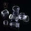 Bộ dụng cụ dập móng tay nghệ thuật trong suốt bằng silicon kiểu Pháp cho tấm làm móng tay Tem Ba Lan Bản mẫu Stencil Con dấu Stamper Scraper {VN}