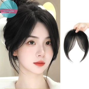 Sund Air Bangs Tóc Giả Dành Cho Nữ Tự Nhiên Trán Pháp Giả Nổ Miếng Dán Liền Mạch Nổ VN