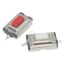 Bện với miếng dán 3 * 6 * 2.5mm Nút hai chân / Công tắc nút nhấn 2P Hơi năng động Ánh sáng cảm ứng Công tắc nhỏ Trắng Đỏ